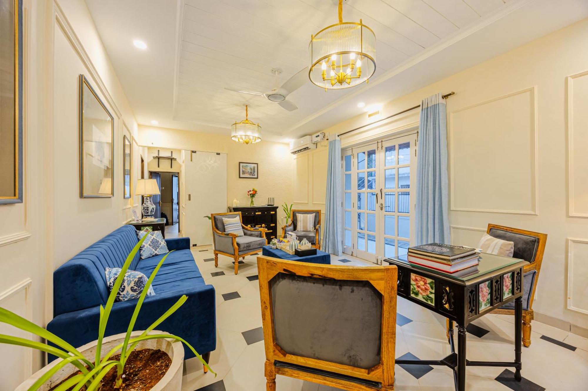 Elivaas 4 Bhk Villa Near Beach With Private Pool & Bar - Casa Boa Vida Candolim Esterno foto